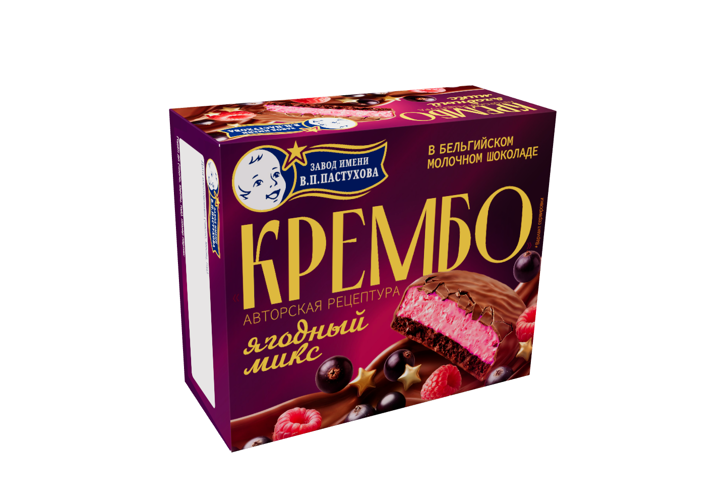 Упаковка Крембо — ягодный микс